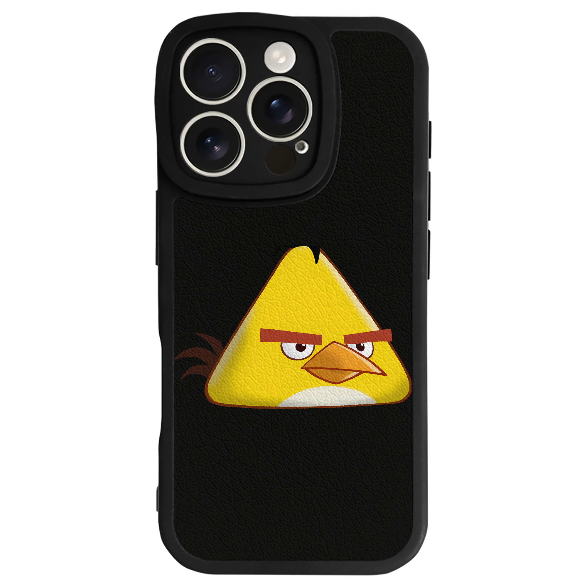 （画像用） Angry Birds アングリーバード 【iPhone 16シリーズ対応】シリコンスマホケース（レザー調） 材質：シリコン